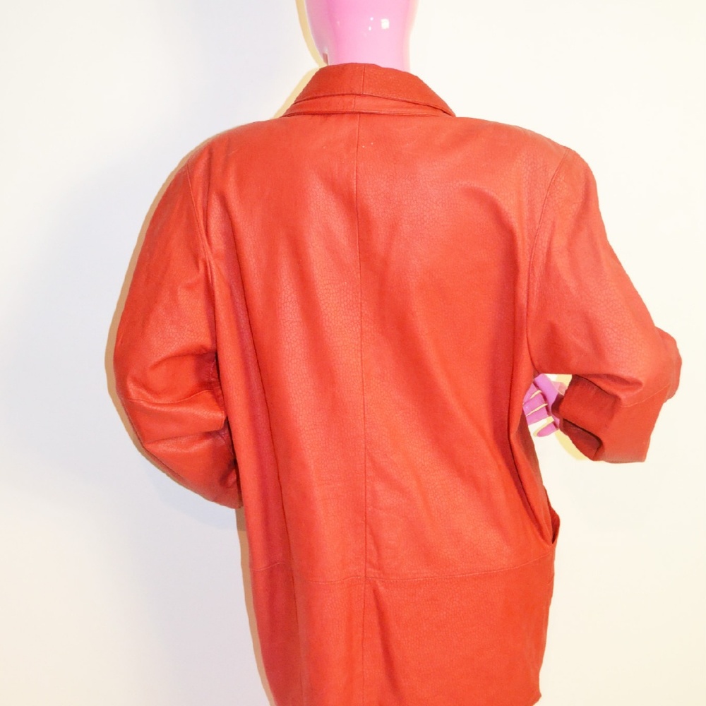 Vintage Red Women's Blazer Jacket - Picture 2 of 8